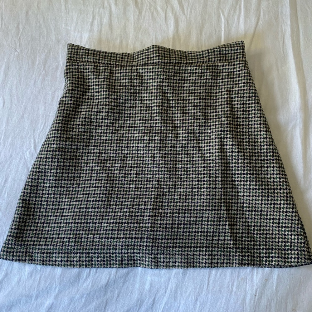 american eagle plaid mini skirt